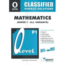 Redspot O Level Classified Mathematics P1 Unsolved Topical Exam Papers